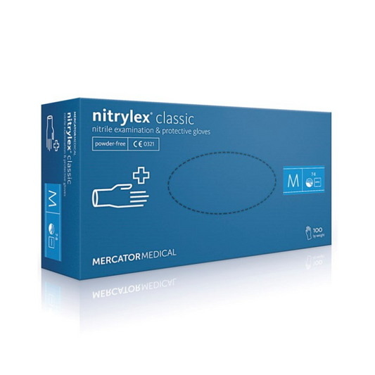 Jednokratne rukavice od nitrila Nitrylex Classic plave