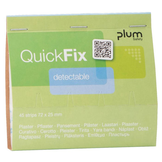 QuickFix detektabilna pakiranja za ponovno punjenje s 45 flastera