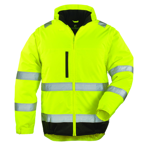 Signalizirajuća zaštitna 2U1 Hi-viz jakna extra HI-WAY