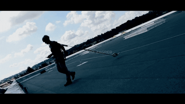 Horizontalni sustav zaštite od pada.