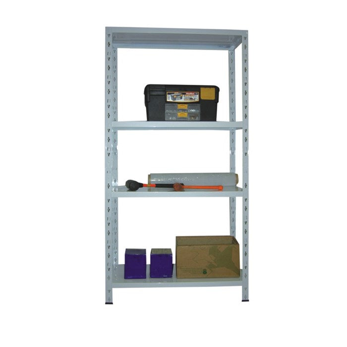 Metal storage shelf 150x75x30 cm, 50 kg