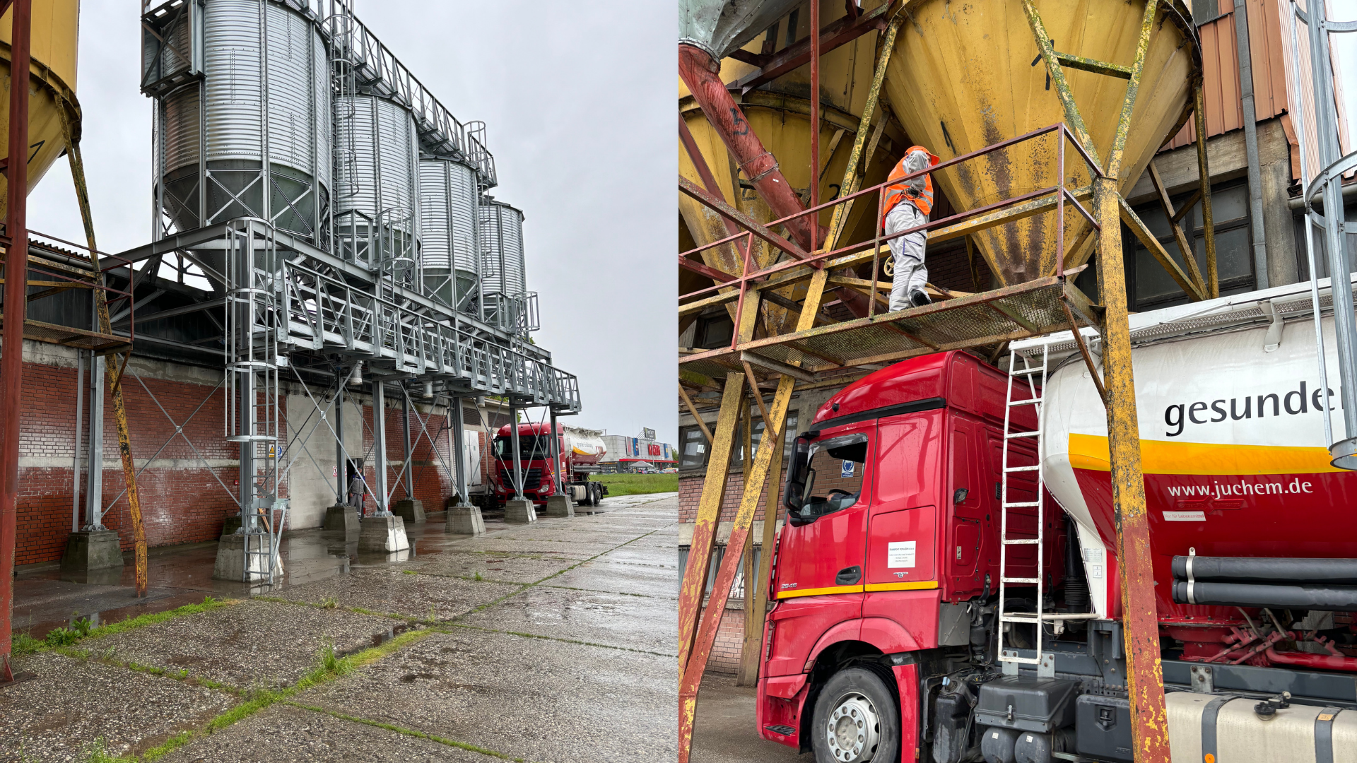 Rješenje za sprječavanje pada pri penjanju na cisternu.